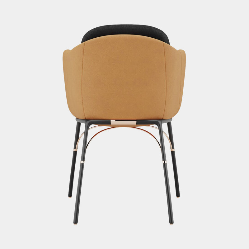 Nero Outdoor Dining Chair With Armrest