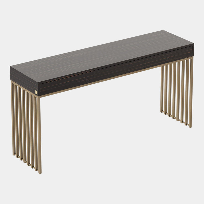Angeliño High Gloss Ebony Console Table
