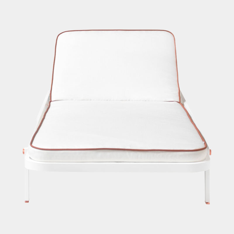 Ribbon Copper Plated Chrome Luxury Sunbed