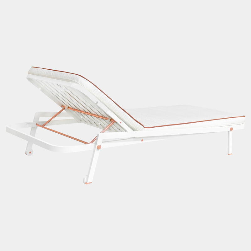 Ribbon Copper Plated Chrome Luxury Sunbed