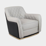 Atherton Upholstered Leather Luxury Armchair