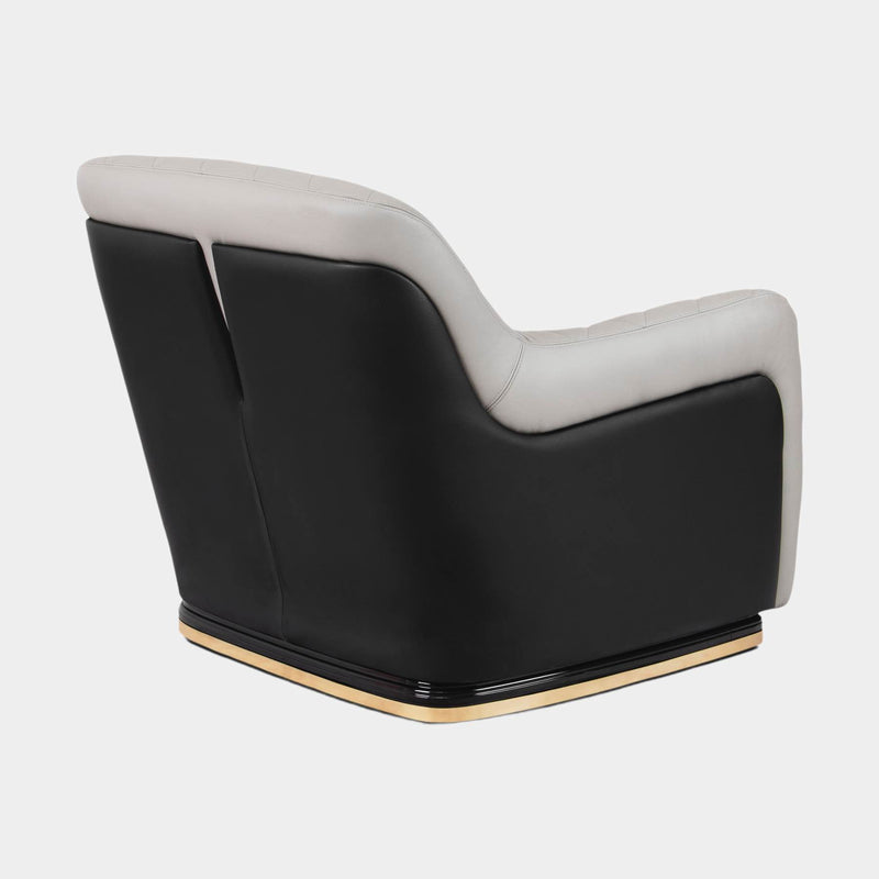 Atherton Upholstered Leather Luxury Armchair
