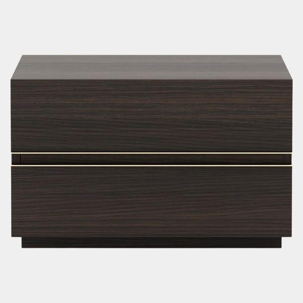 Beaulieu Bedside Table with Polished Gold Detailing