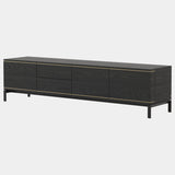 Bianchi Black Ash Matte TV Cabinet