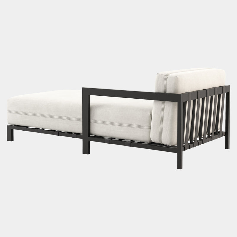 Aveiro Outdoor Chaise Longue with Right Armrest