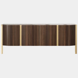 The Private Label Moneo Sideboard: Carrara Marble & Eucalytus Veneer