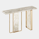 The Private Label Gold Console: Elegance & Sophistication in Marble