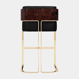 Cadaqués Walnut Root Luxury Bar Chair