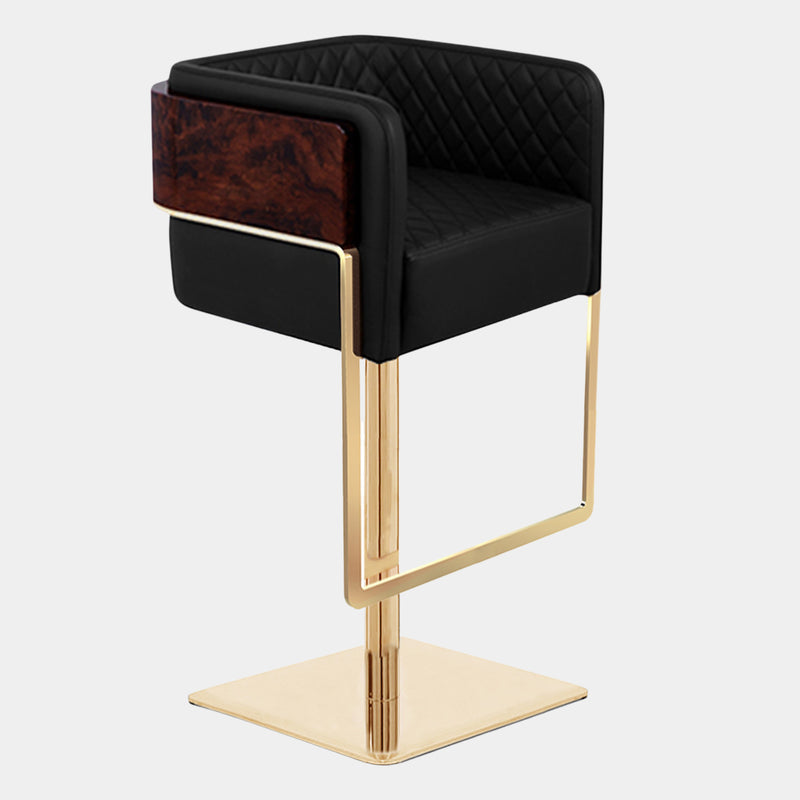 Cadaqués Walnut Root Luxury Bar Chair