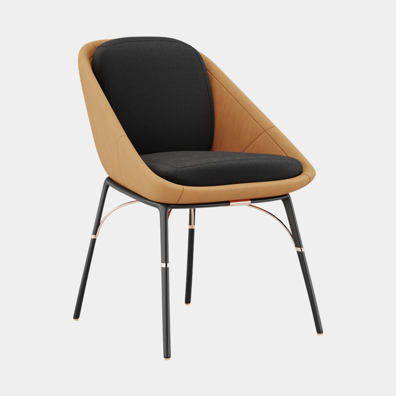 Nero Outdoor Dining Chair Without Armrest