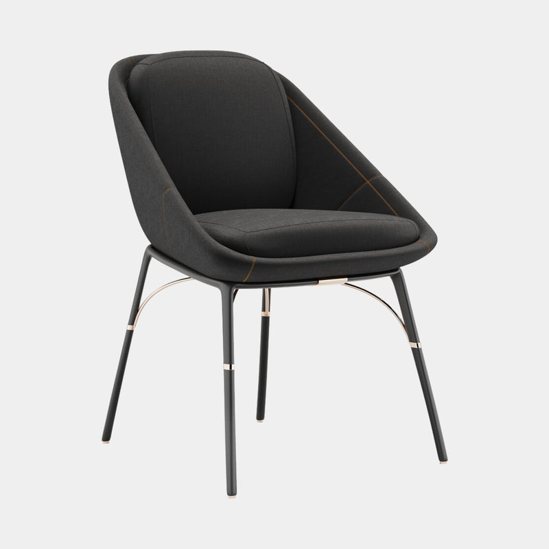 Nero Outdoor Dining Chair Without Armrest