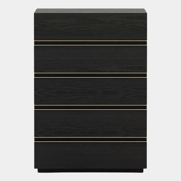 Cocoon Luxury Tallboy with Polished Gold Detailing