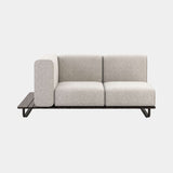 Domkapa Copacabana Outdoor 2 Seater Module with Armrest, left arm, in a light grey outdoor fabric