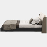 Elin Bed with Black Ash Matte Wooden Base
