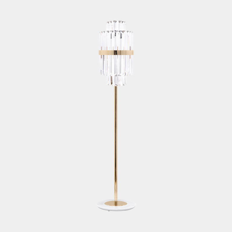Elsie Crystal Glass Floor Lamp
