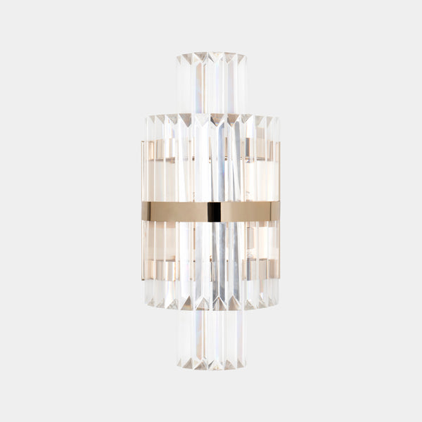 Elsie Crystal Glass Wall Light