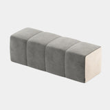 Emilia Upholstered Bench with Stitching Detail