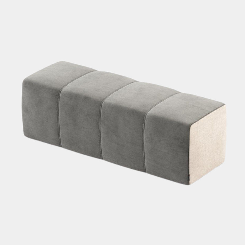 Emilia Upholstered Bench with Stitching Detail