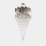 Luxury gold crystal chandelier, Versailles inspired, opulent home decor.