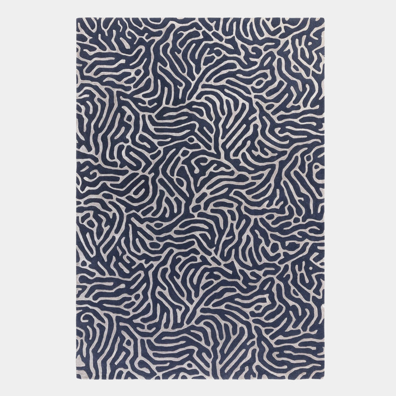 Hand-Woven Viscose & Wool Andros Rug
