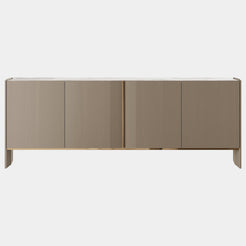 The Private Label Everson Sideboard With Oak Veneer & Brass Details
