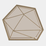 Harper Brown Tinted Glass Side Table