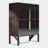 Italian Rocco Cabinet with Metal Detailing