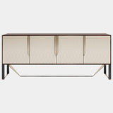 Italian Rocco Sideboard with Metal Detailing