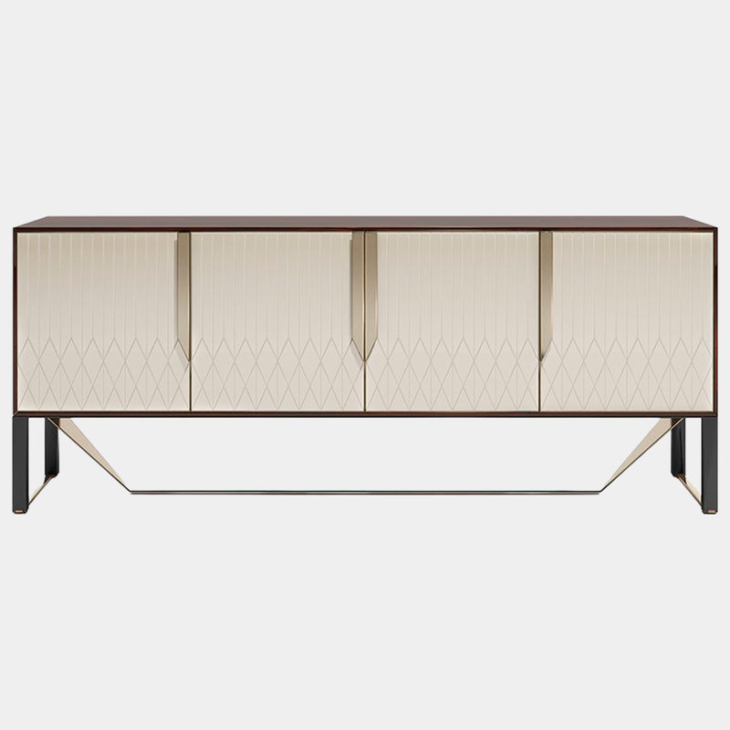 Italian Rocco Sideboard with Metal Detailing