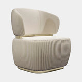 Louis Contoured Shell Luxury Armchair, alternative angle