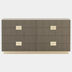 Lubar Aged Oak Chest of Drawers