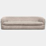 Luxury Quilted Metal Belt Sofa