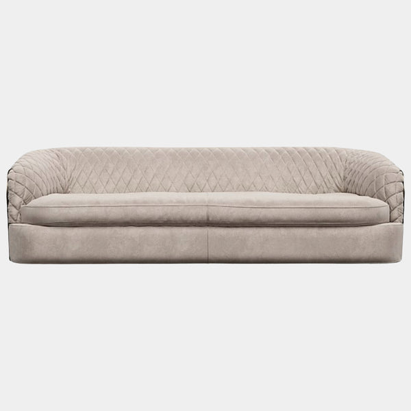 Luxury Quilted Metal Belt Sofa