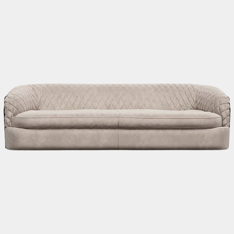 Luxury Quilted Metal Belt Sofa