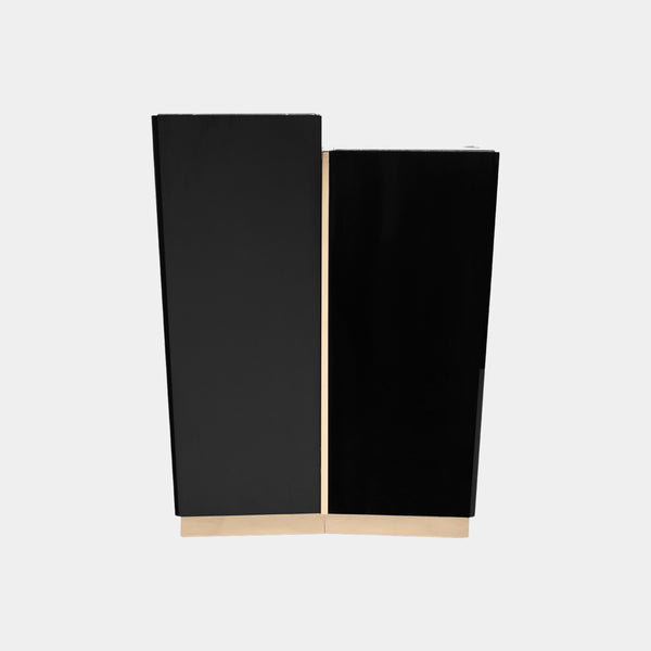 Marseille Side Table with Golden Detailing