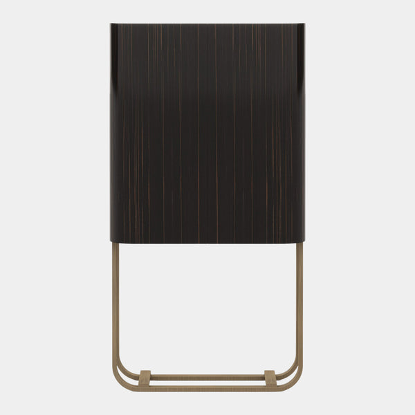 Melody High Gloss Ebony Bar Cabinet