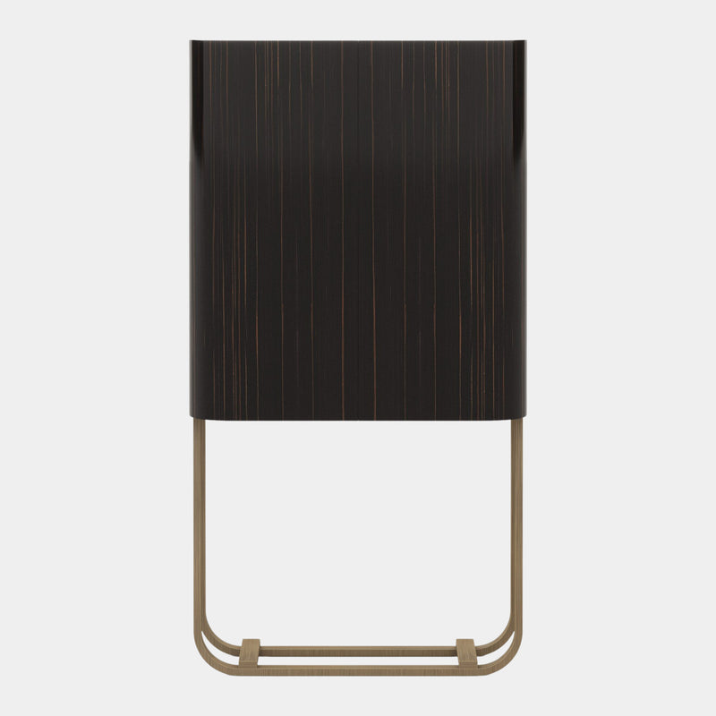 Melody High Gloss Ebony Bar Cabinet