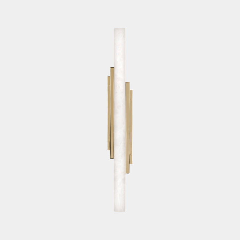 Metropolises Alabaster Marble Wall Light