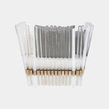 Houdini Luxury Outdoor Armchair with Acrylic Rod Structure