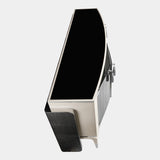 Modern Designer Cabinet: Visionnaire's Palawan Cabinet. A sculptural masterpiece with optional leather tassels and a choice of engraved mirror finishes.