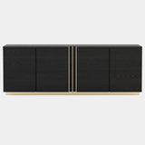 Pereira Black Ash Matte Sideboard