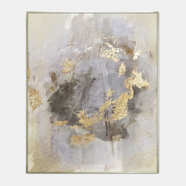 Quintessa Art Hurmal: A stunning contemporary art piece for luxury home decor. Hand-painted with gold leaf accents.