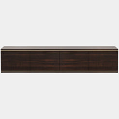 Rizzo Smoked Eucalyptus Wood TV Cabinet