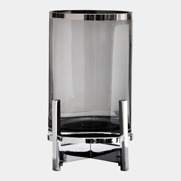 Smoked Glass Luxury Storm Lamp