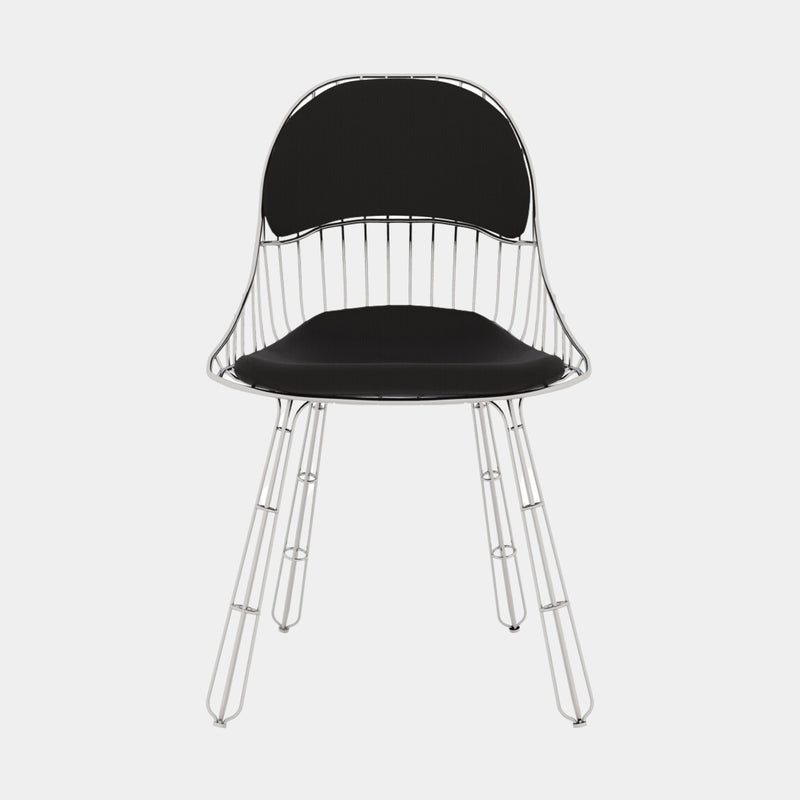 Nodo Gold Plated Steel Outdoor Dining Chair