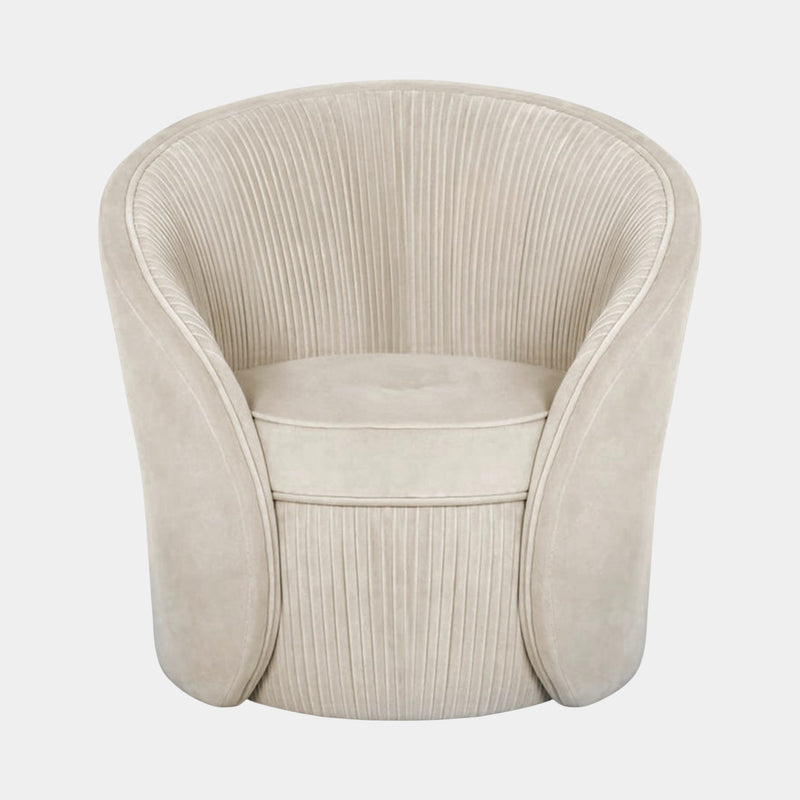 The Pleated Winged Chair