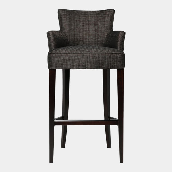 The Plush Carver Upholstered Bar Stool