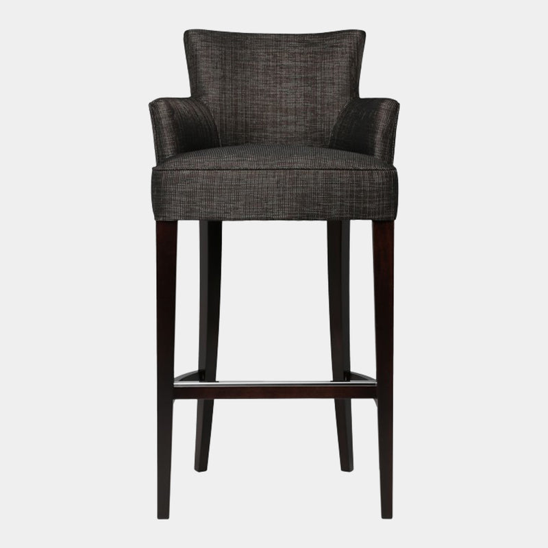 The Plush Carver Upholstered Bar Stool