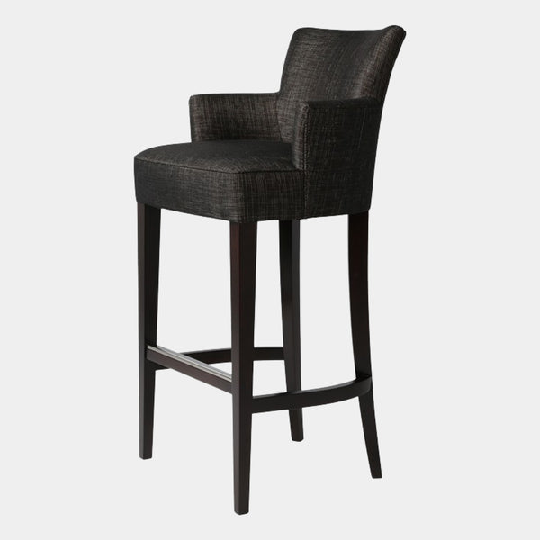 The Plush Carver Upholstered Bar Stool