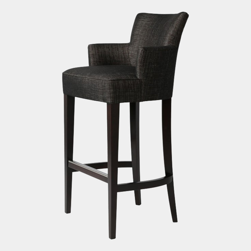 The Plush Carver Upholstered Bar Stool